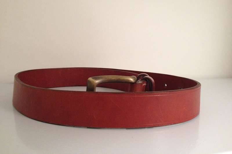 maroquinerie: ceinture cuir luxe modèle Simplissime