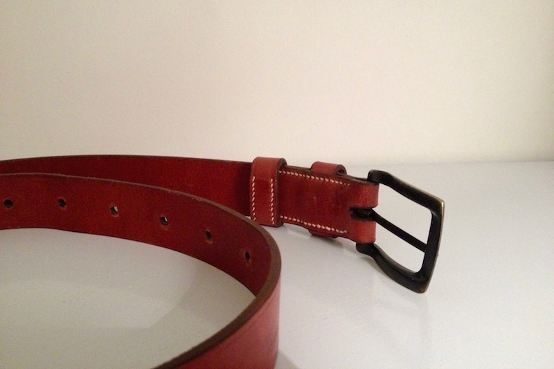 maroquinerie: ceinture cuir luxe modèle Simplissime