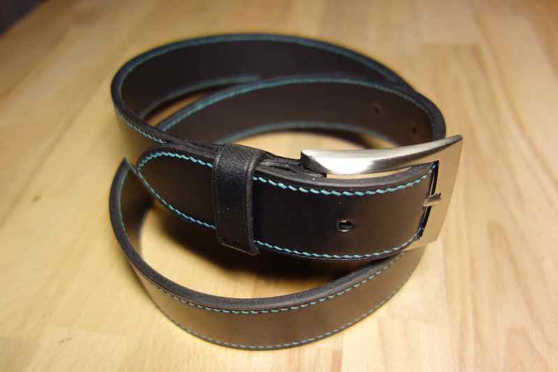 maroquinerie: ceinture cuir luxe modèle Elegante